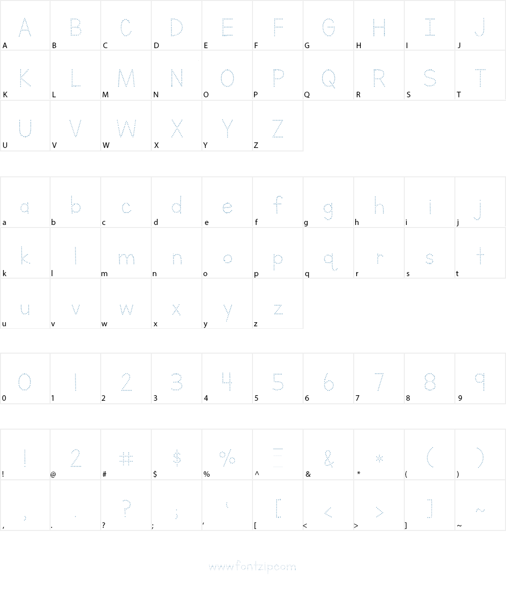 Letters for Learners Font Character